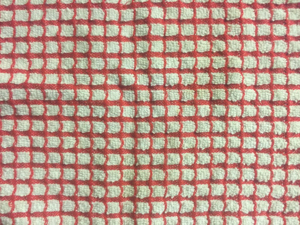 Red And White Towel Texture
