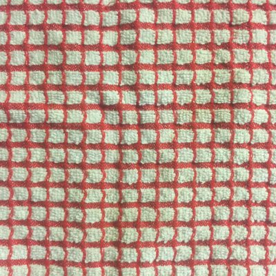 Red And White Towel Texture