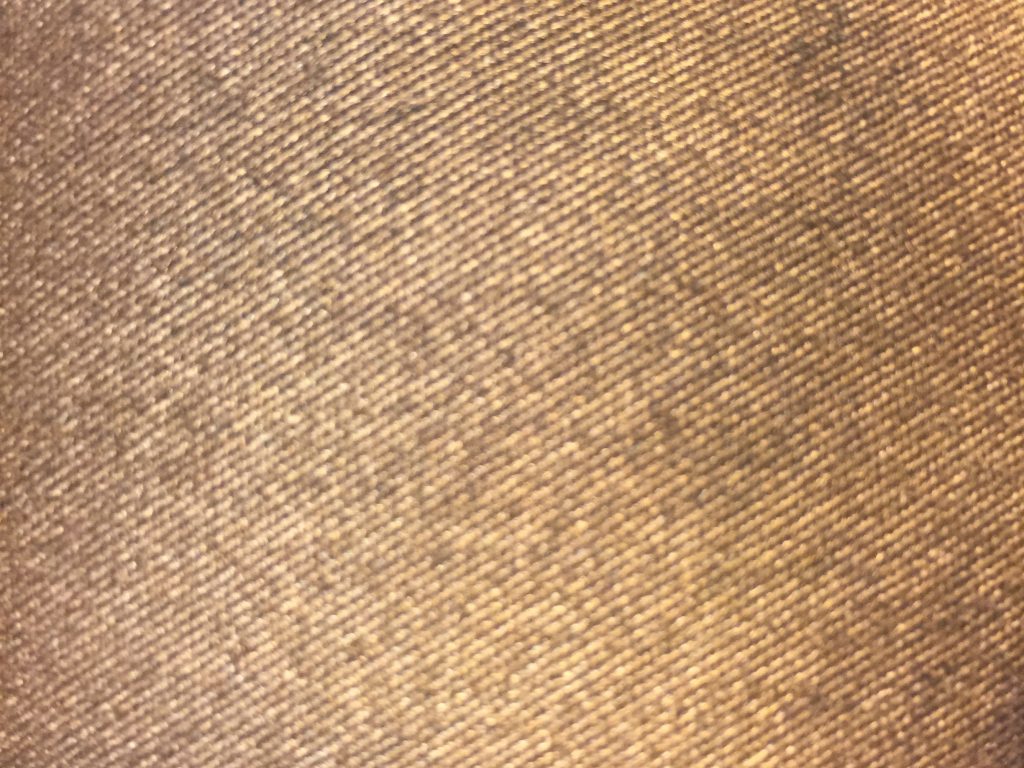 Shiny gold fabric with diagonal lines