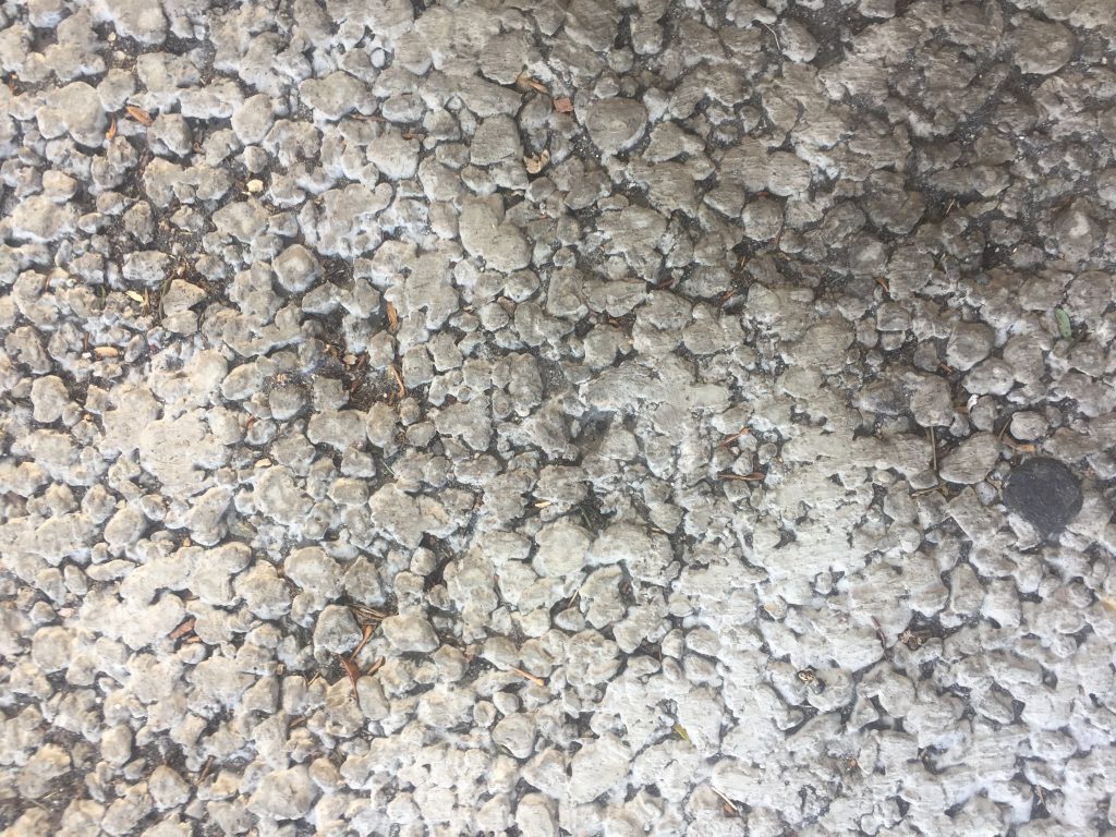 Off white circular concrete texture
