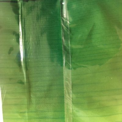 Green plastic packaging texture