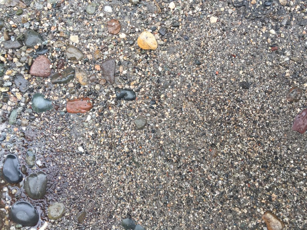 Fine Wet Gravel with Stones