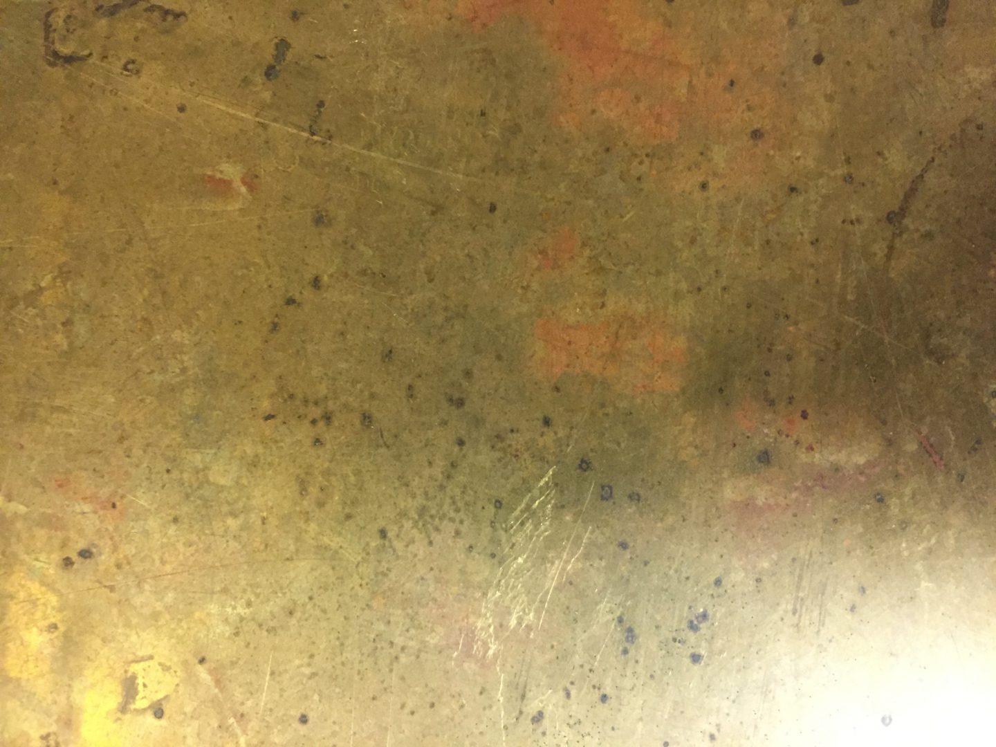 Close up of dirty gold metal texture | Free Textures