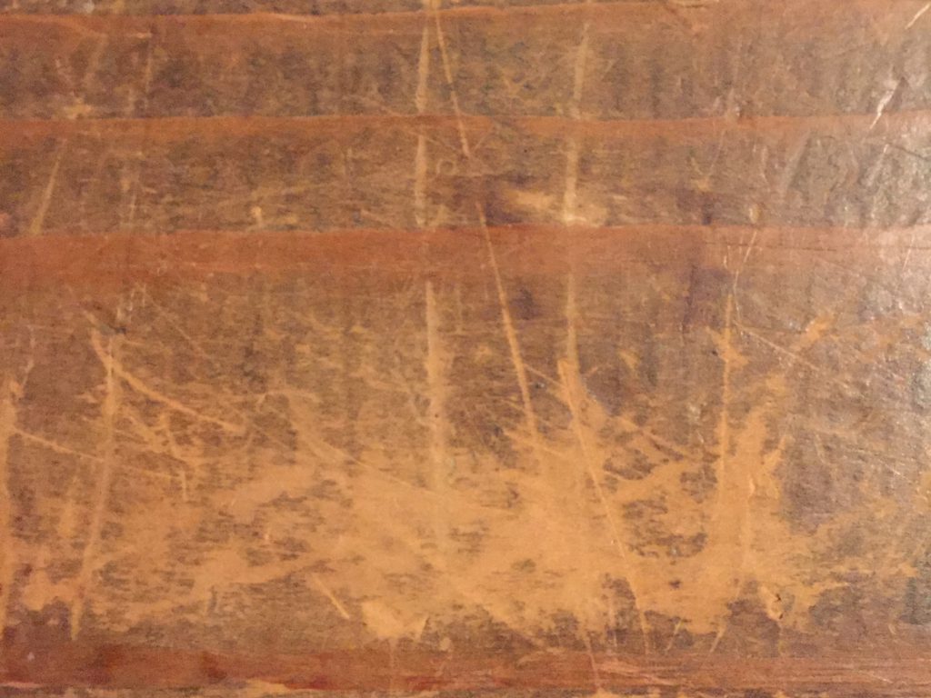 Scratchy and beat up old wood case texture