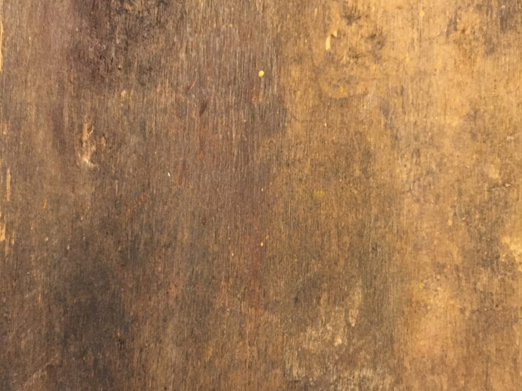 Golden brown wood close up with color variation