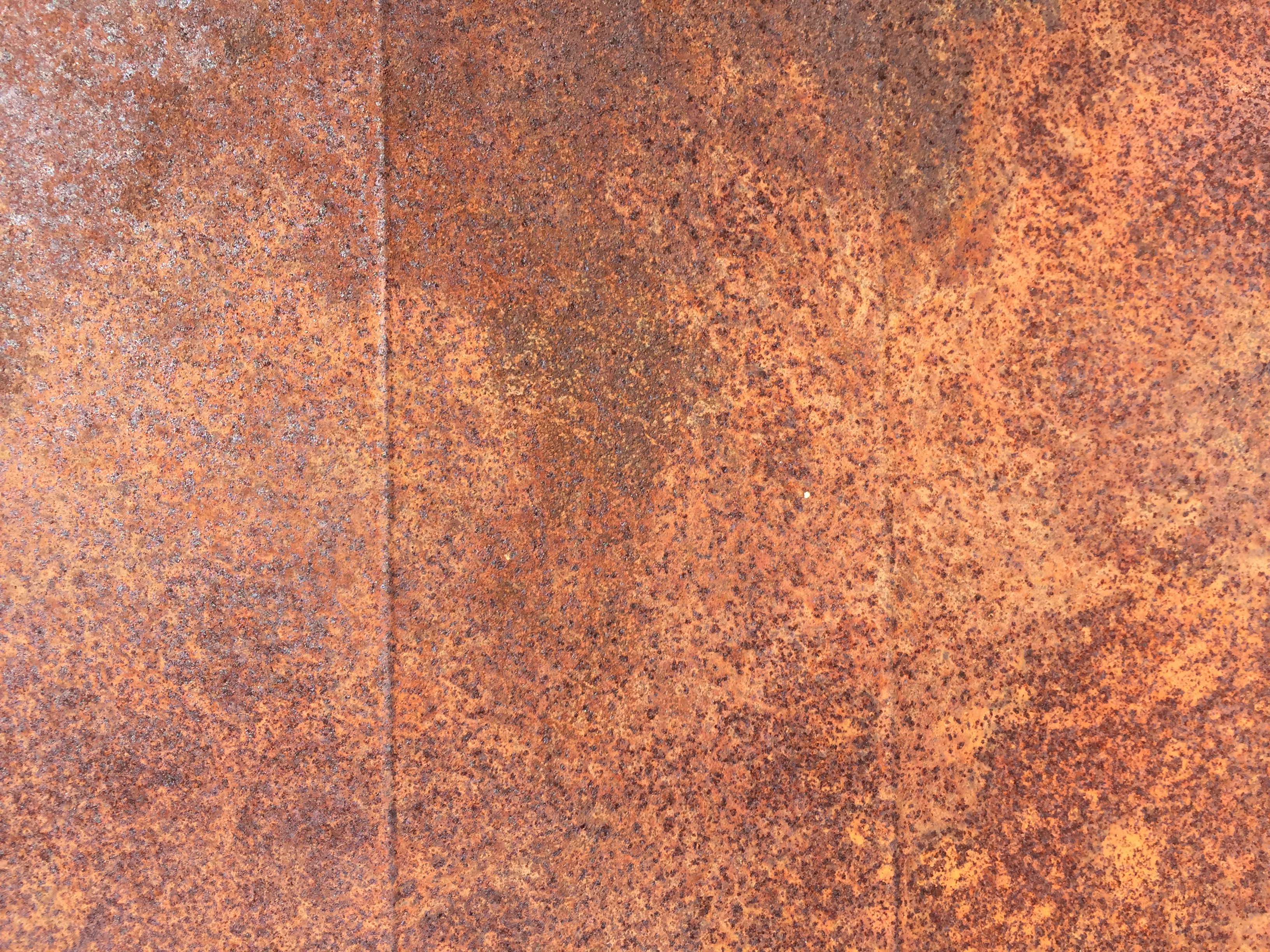 Rusted Metal Wall With Discoloration Featuring Shades Of Brown Free Textures