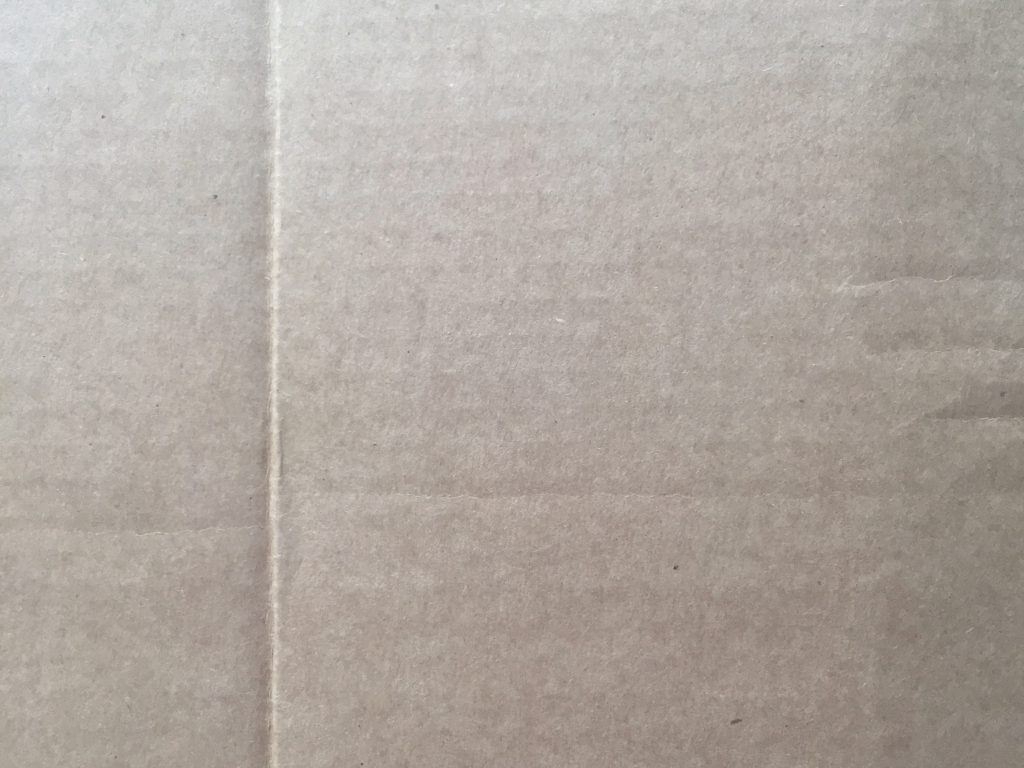 White cardboard