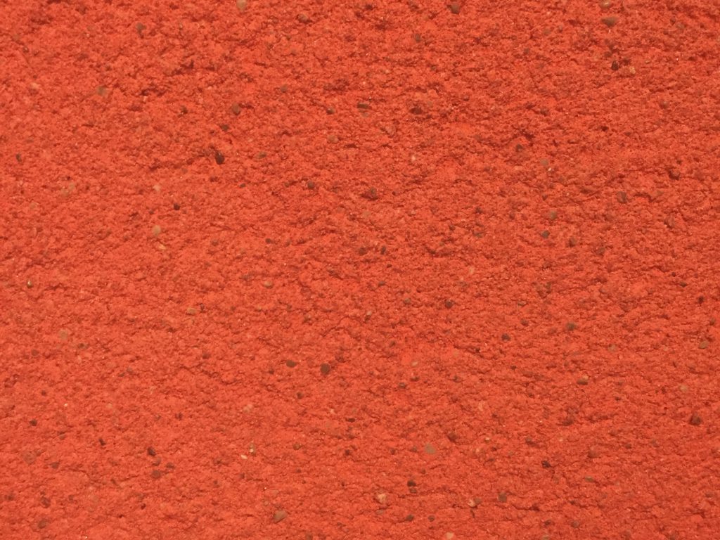 Orange-red paper like composite