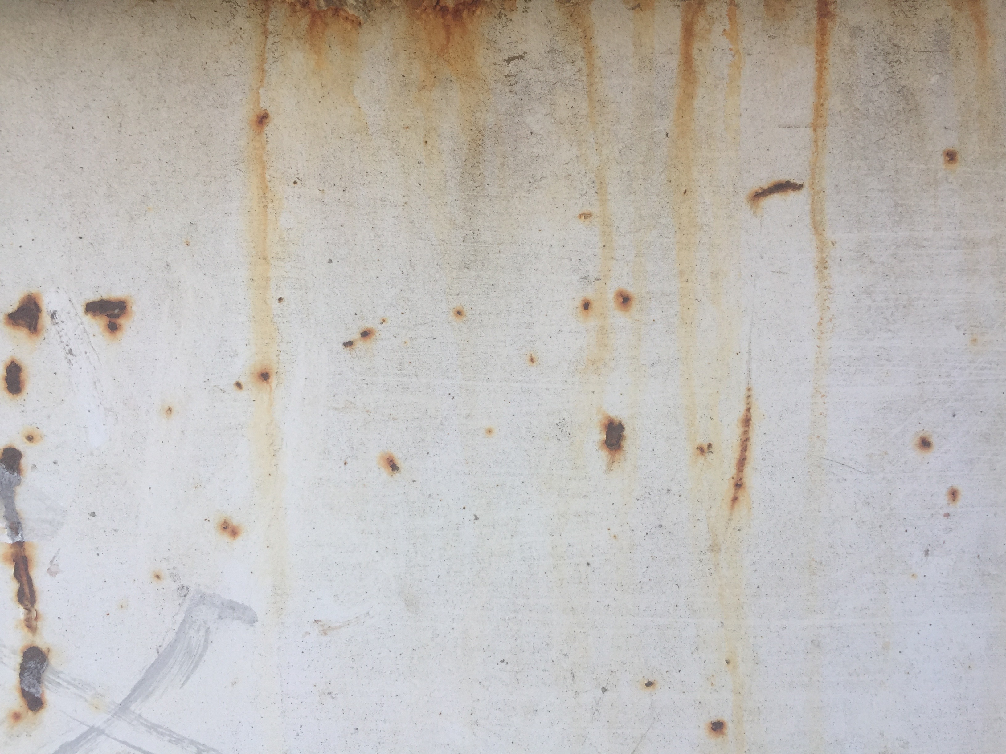 Dirty White Paint Over Metal With Rust Bleeding Through Free Textures