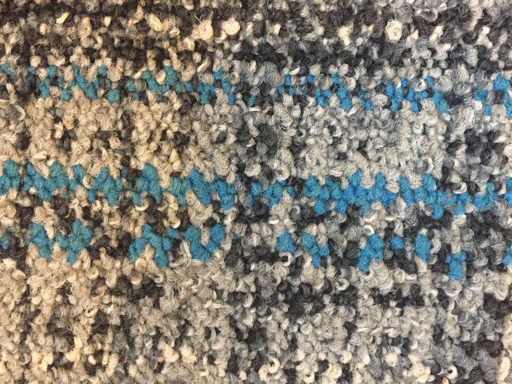 Closed loop carpet close up