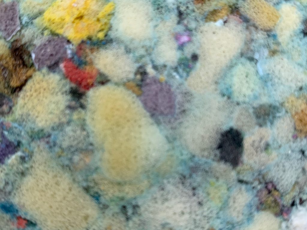Colorful foam padding