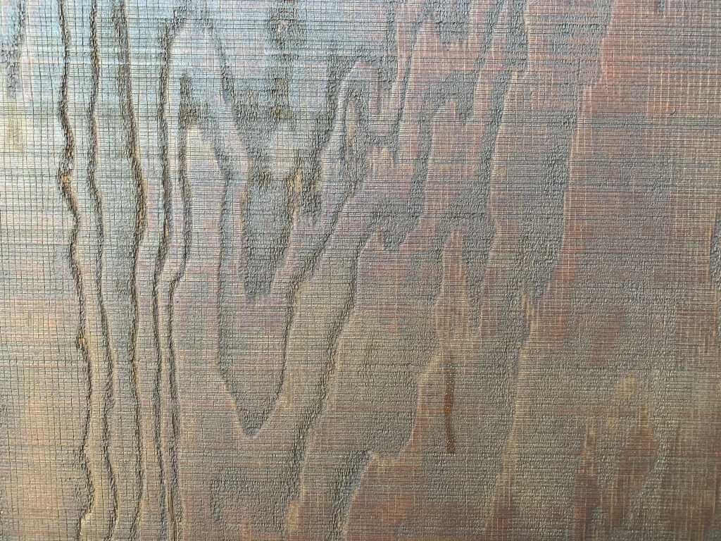 Semi gloss detailed wood close up