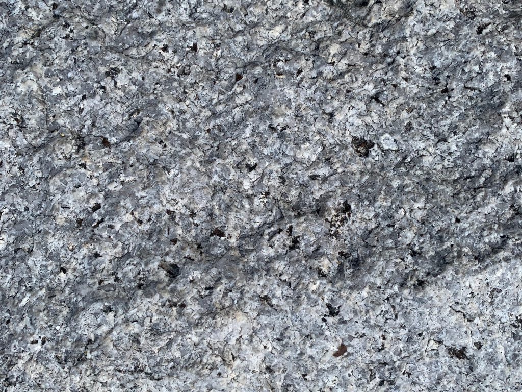 Coarse black white and grey rock