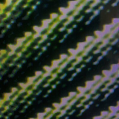 Diagonal green graphics from NES game