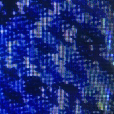 Pixelated blue fractal noise