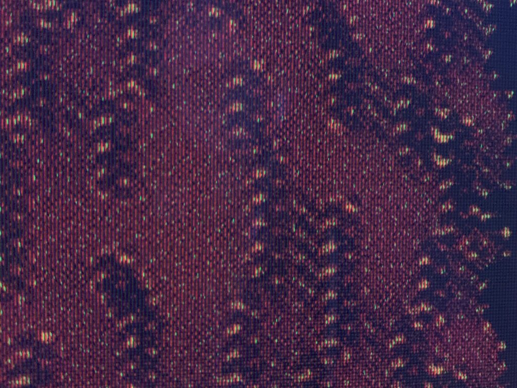 Variations of purple on digital pixel grid