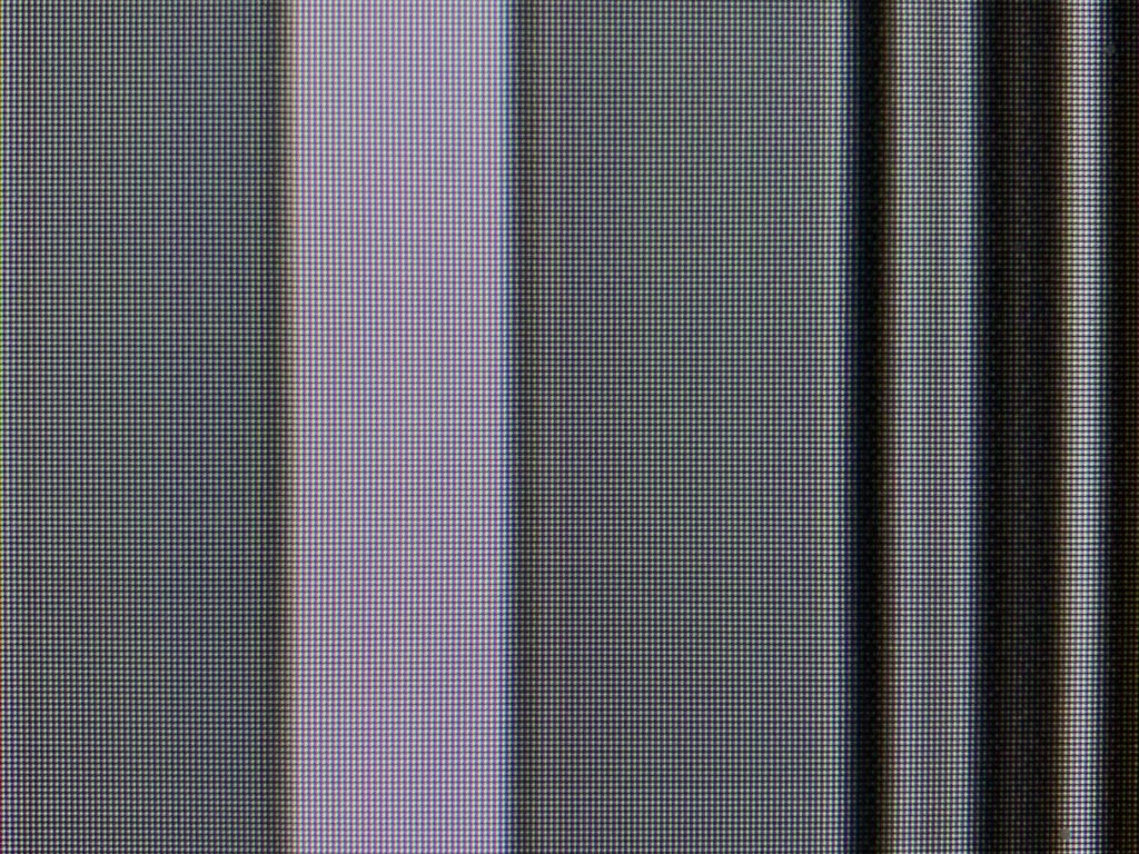 Monochromatic vertical digital bars