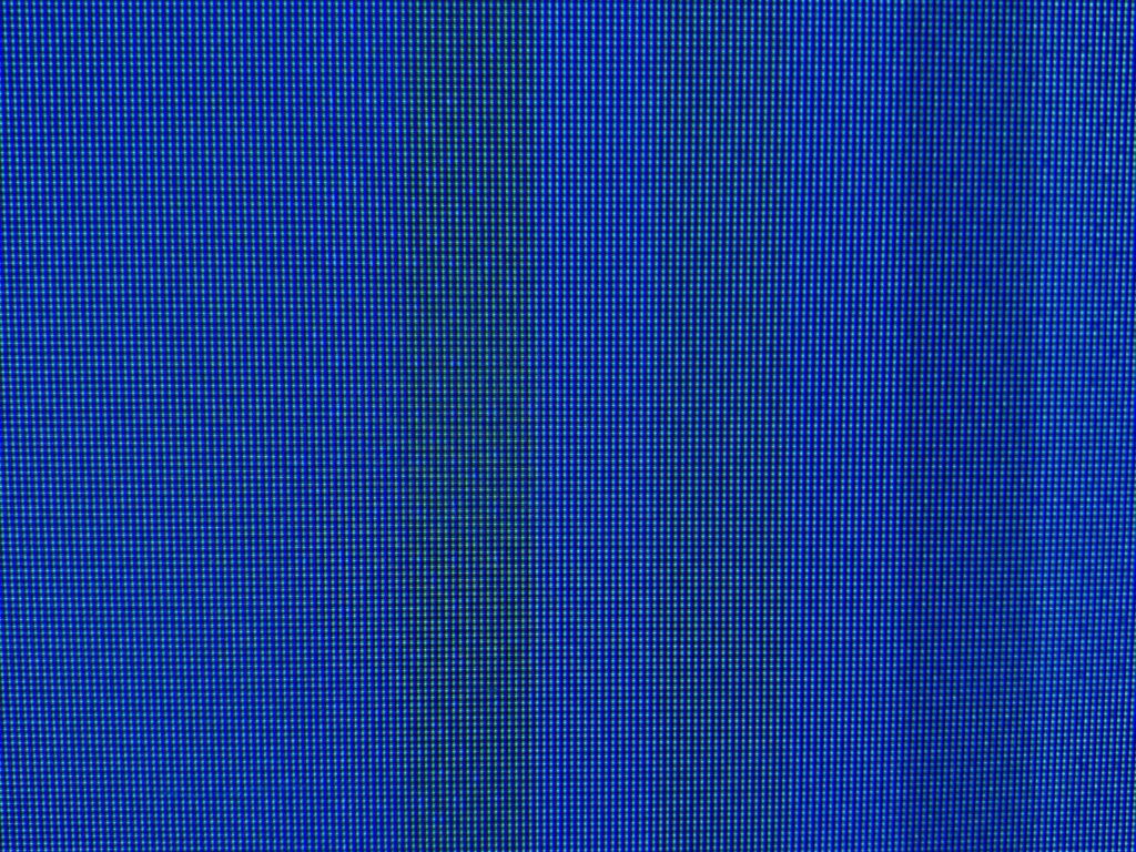 Grid of blue pixels from LED TV screen
