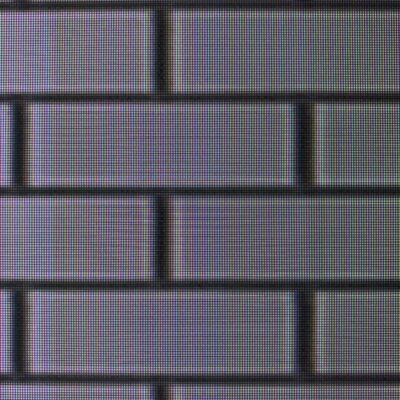 Pixel grid with gray brick pattern