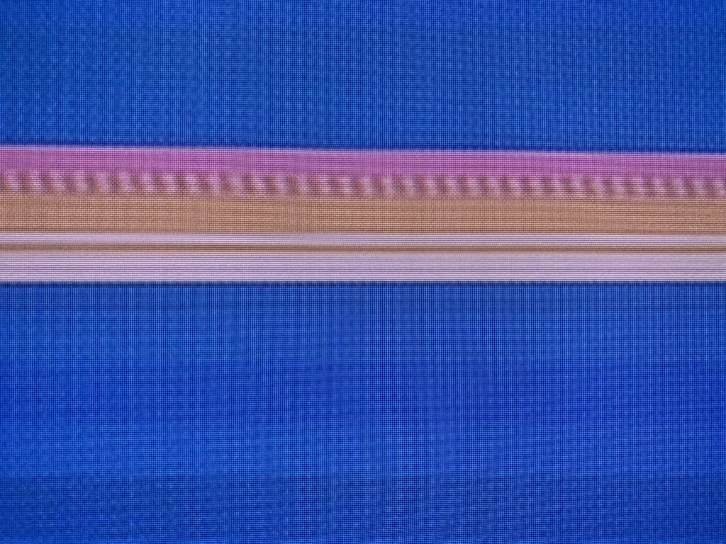 Vibrant blue digital pixels with stripe