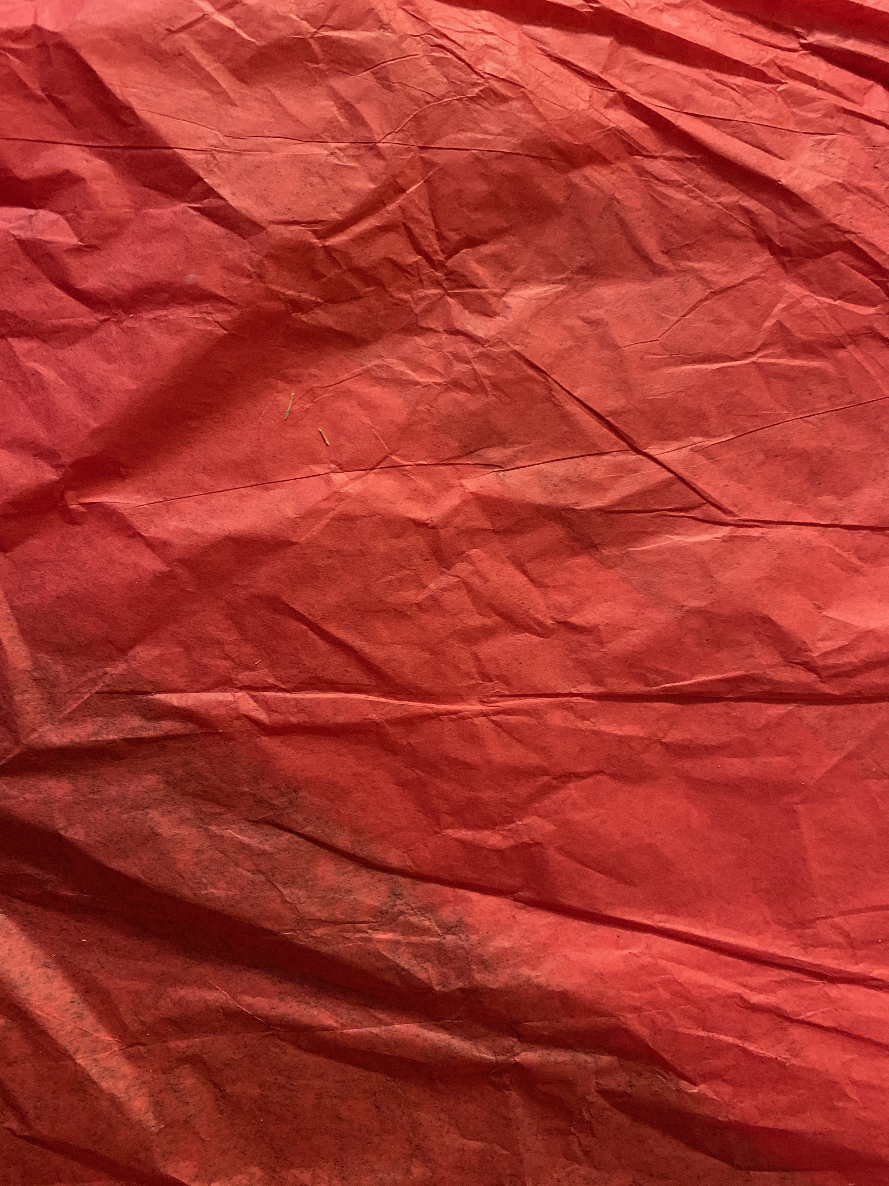 Wrinkled red paper