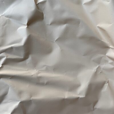 Off white thick wrinkled paper